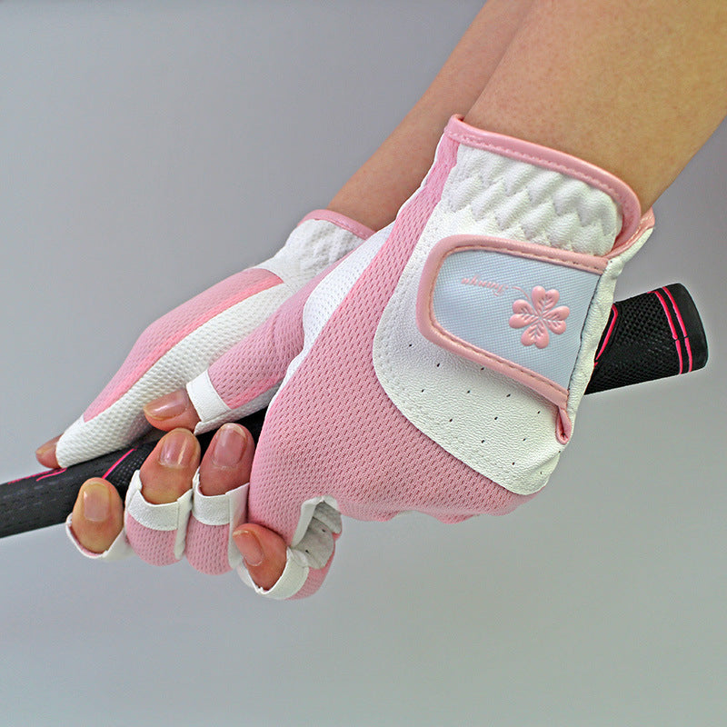 Breathable Non-slip Women's Golf Gloves